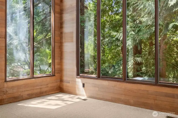 These windows make this room! You'll feel like your outside.