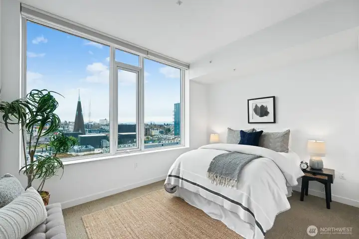 Generous Second Bedroom with Large Closet