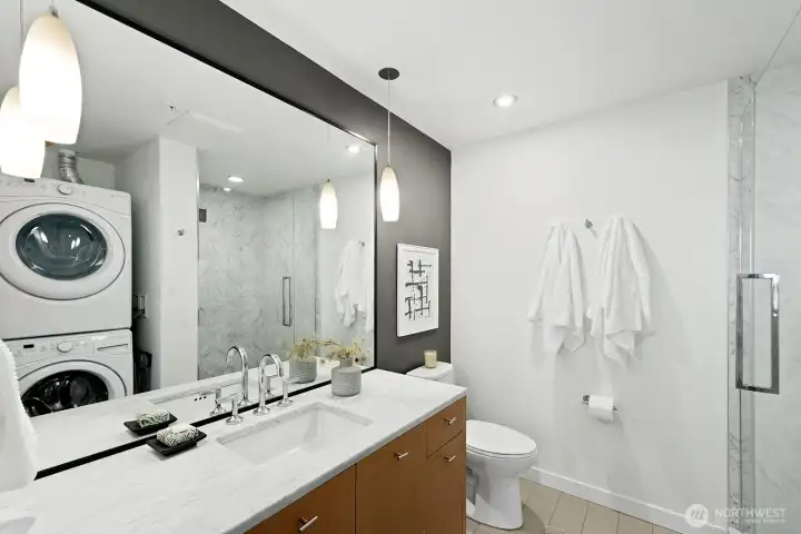 Guest Bath with Laundry