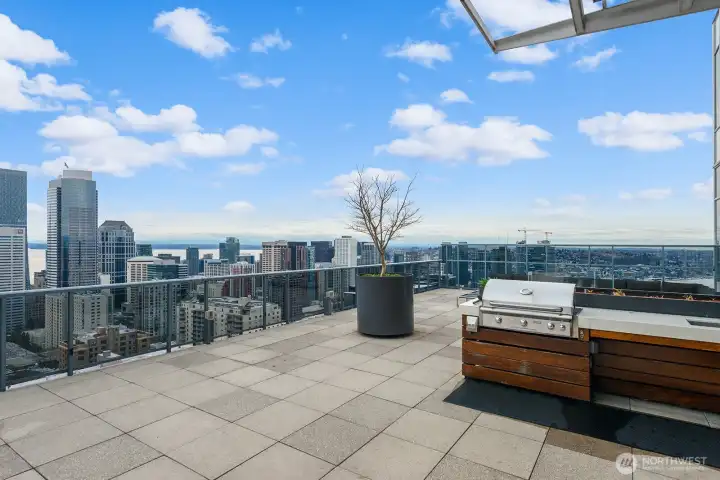 Rooftop Deck With Party Station
