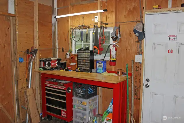 Handy workshop area