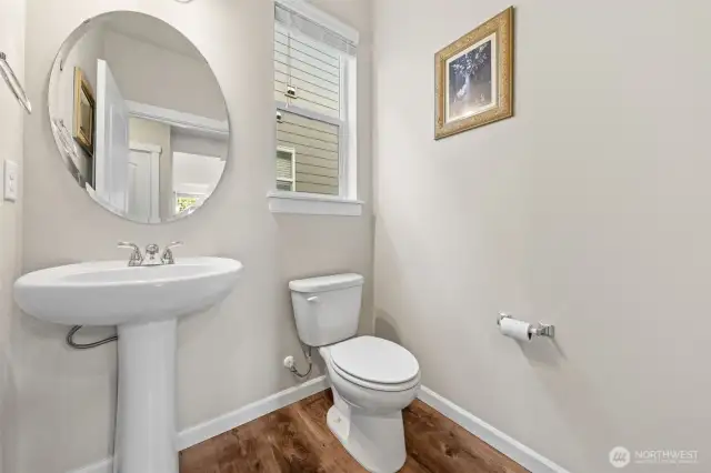 Convenient Powder Room – Stylish and functional main-floor bath.