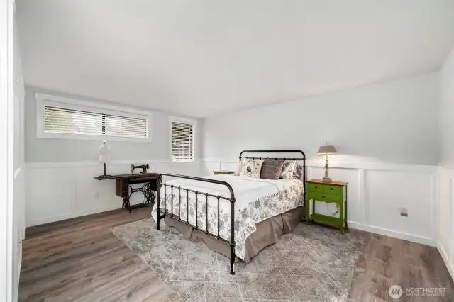 Spacious primary bedroom