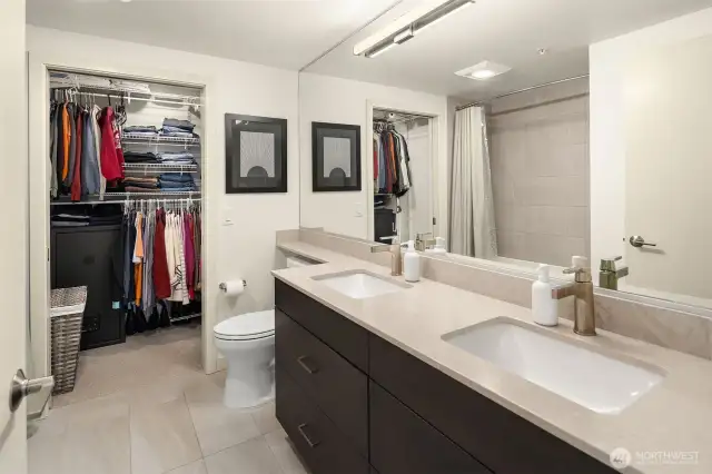 Primary Bathroom With Walking Closet