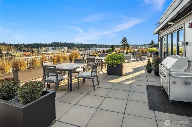 Rooftop deck Grill and Lounge areas