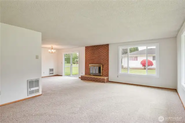Living room looking toward dining area