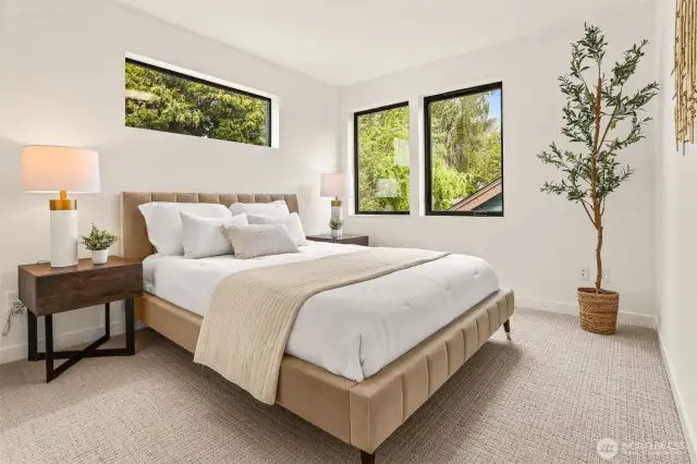 Large Second Bedroom with En-Suite Bath and Heating/Cooling