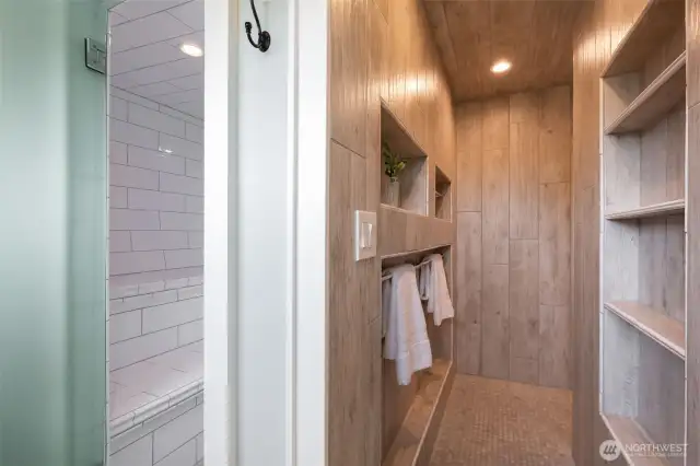 Primary shower.