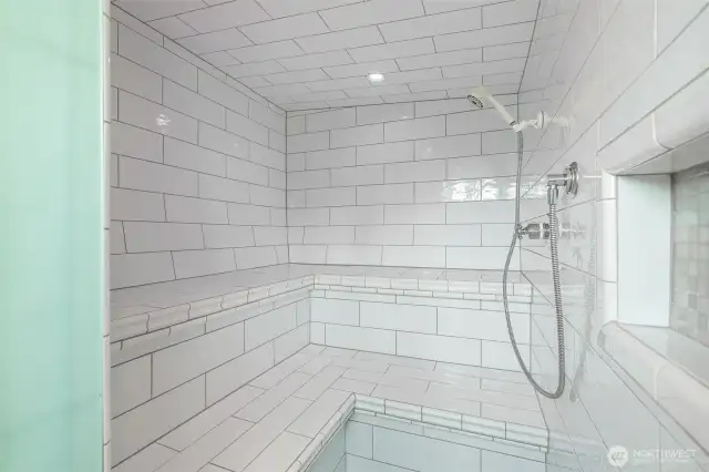 Steam room.