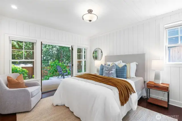 Lower level bedroom.