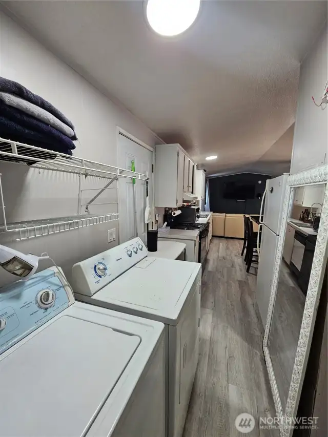 Washer and dryer