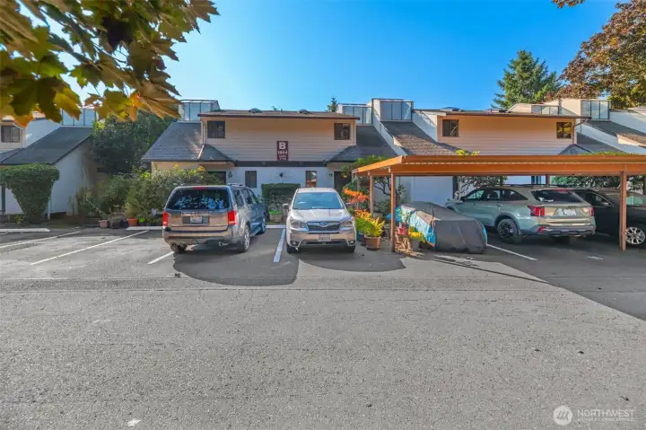 Covered parking space #11