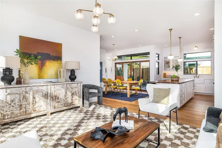 Great room living.