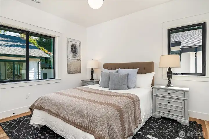 Bedroom #4 is on the lower floor.