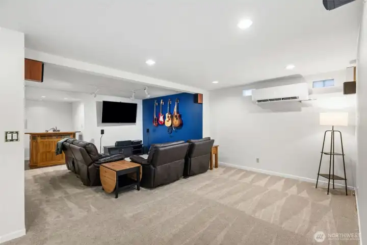 “Lower level easily converts into a private MIL or apartment suite.”
