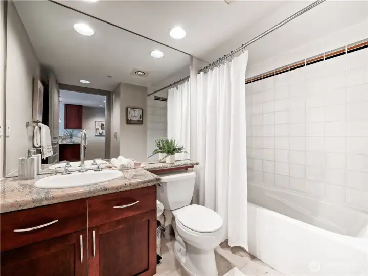 Bright, inviting bathroom designed for everyday comfort