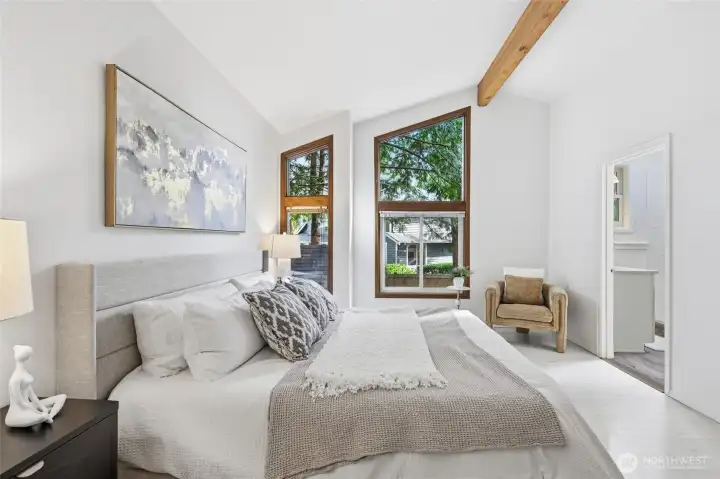 The primary bedroom has an ensuite bathroom.