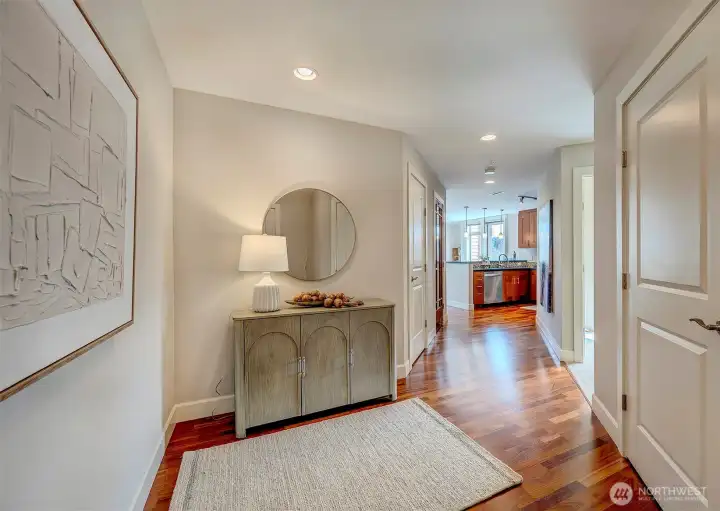 Inviting entry welcomes you to your new home!