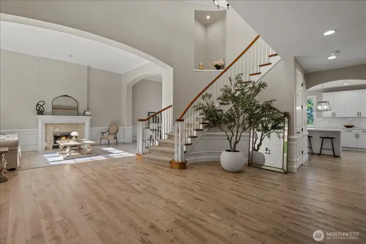 Grand entrance high ceiling