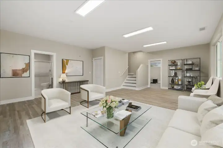 Basement lounge