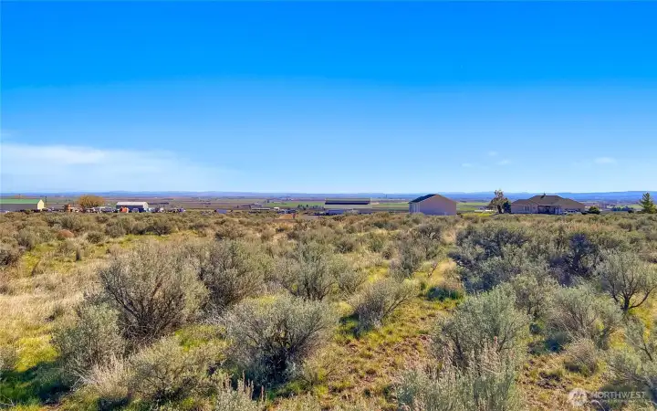 Another corner of the property looking South.