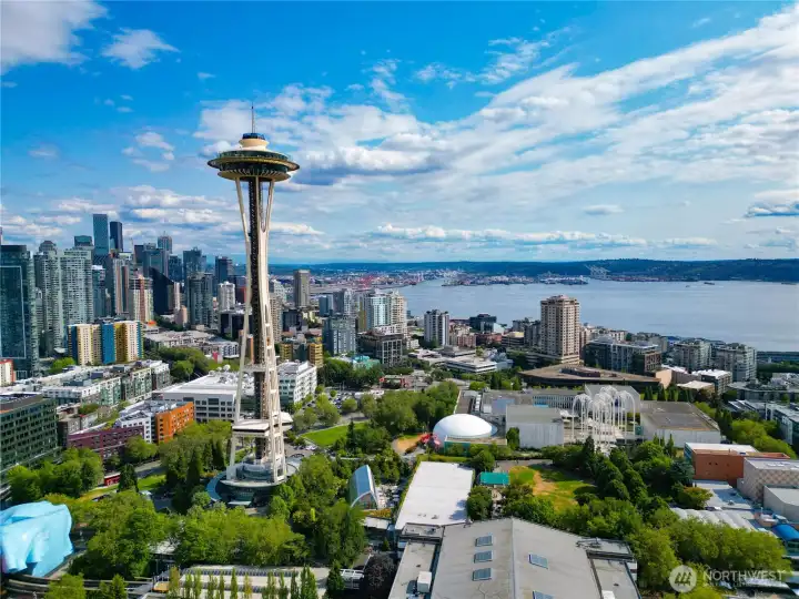 The condo is just a short stroll to the Seattle Center and the cultural core of Seattle.