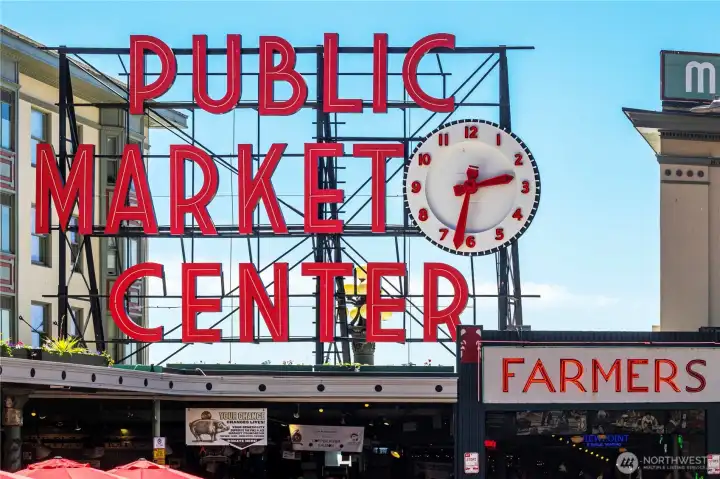 Walk to the iconic Pike Place Market.