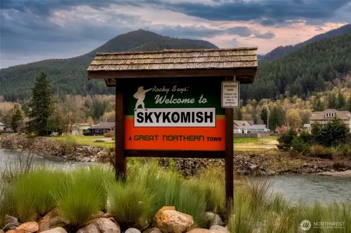 Awe Skykomish ~ where the tracks lead to history, and the trails lead to home.