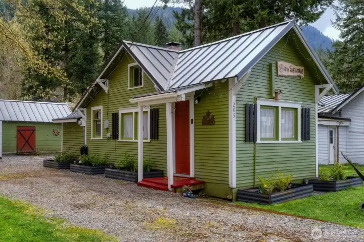 Iron Goat Getaway ~ where the spirit of the Great Northern Railway's legendary "Iron Goat" guards the mountain passes. In a Town w/limited inventory and growing reputation as a "destination" heritage sight, this property is a turn-key asset.