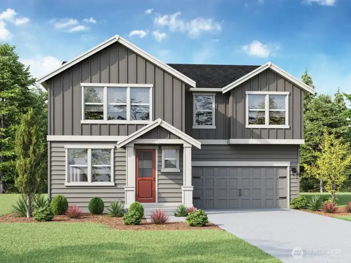 Actual elevation to be built, colors will vary. Actual elevation to be built, colors will vary.