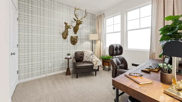Main floor bedroom or office, how would you use this room? Picture for representational purposes only, colors and features may vary. Main floor bedroom or office, how would you use this room? Picture for representational purposes only, colors and features may vary.