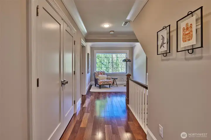 A quiet space on the landing of the 2nd level