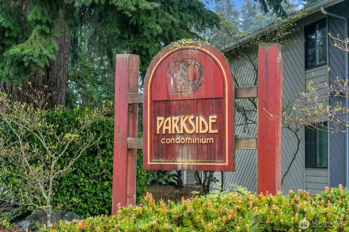 Parkside Condominiums...a great place to live. Close to I5, schools, playfields and the light rail!
