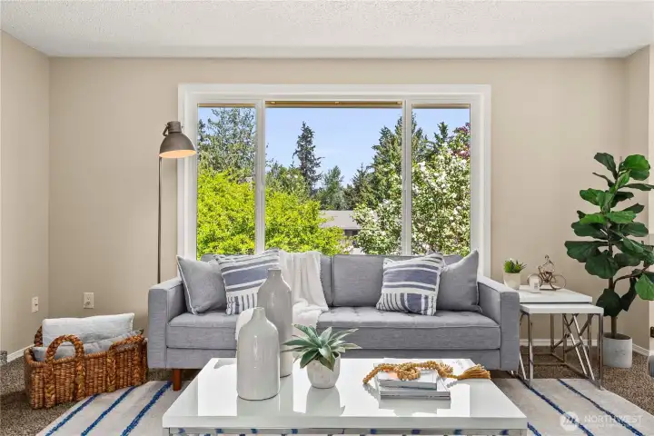 Mature landscape throughout the Kensignton High community give it a park like feel.