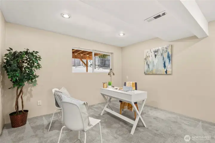How will you use this spacious family room area?