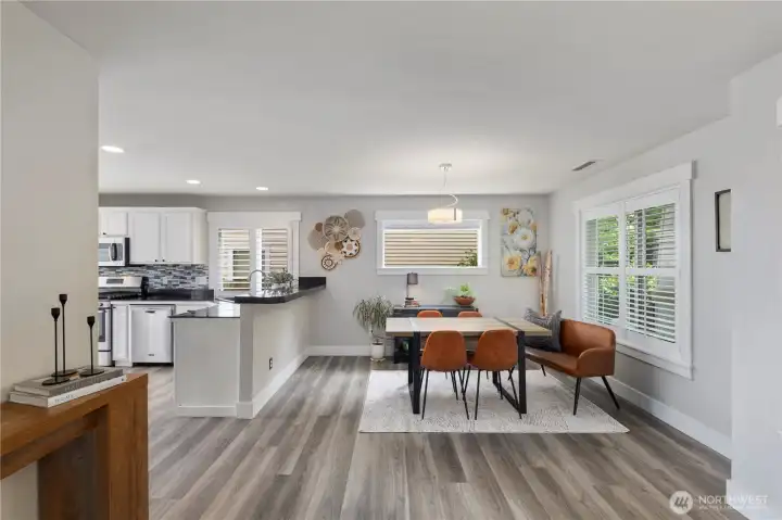 Dining Area conveniently located off the kitchen