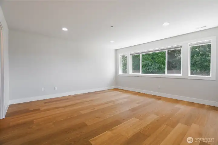 Large primary bedroom with loads of Southern light