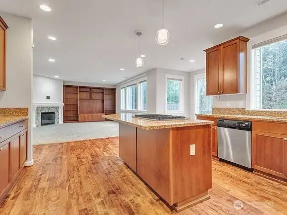 Looking Kitchen from the living room
