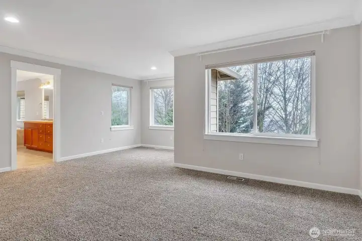 Huge Master bedroom lookng from door