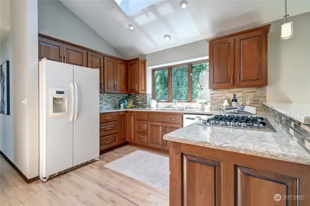 Granite Counters and Custom Cabinets