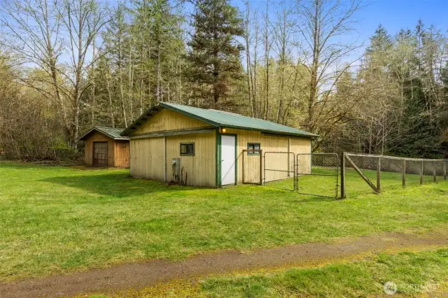 Dirt floor pole barn