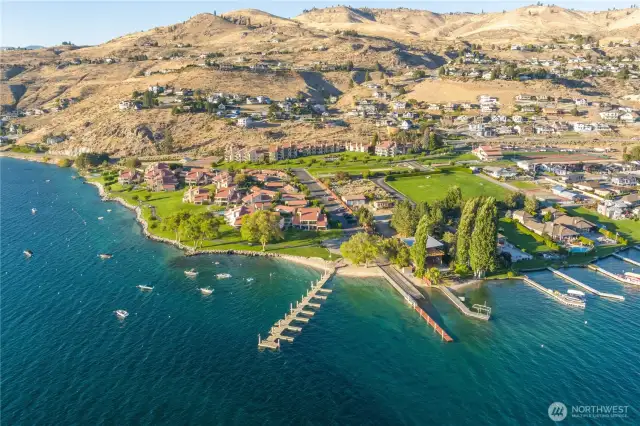 Lake Chelan Shores 18+ Acres, over 900 ft waterfront Lake Chelan's Premier Resort,