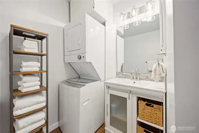 Laundry in Unit.
