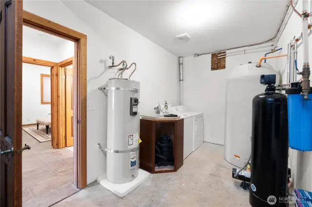 Utility/Laundry Room with State-of-the-Art Water Filtration System