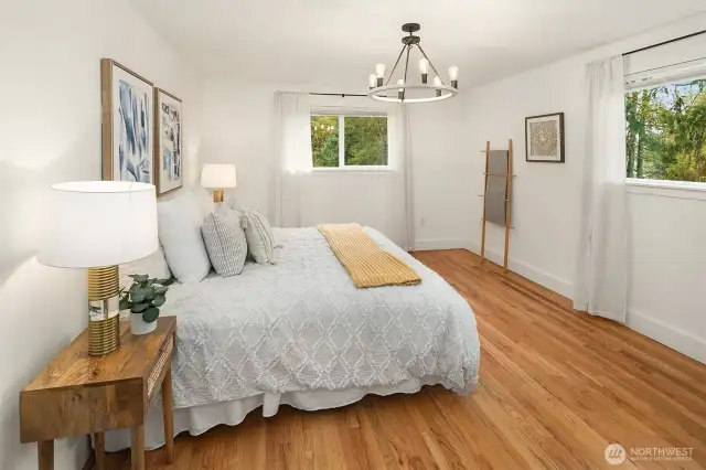 Notice the hardwood floors and great light here, too.