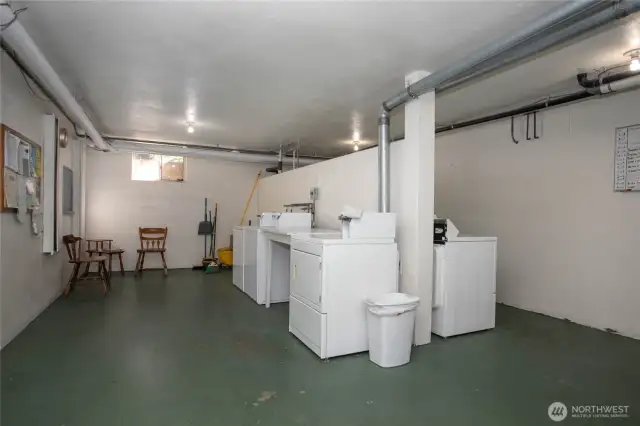 Laundryroom and storage spaces for each unit
