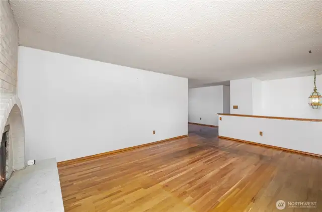 Another angle of this bright, inviting living room.