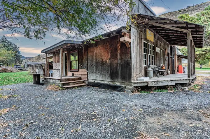 Outbuilding designed to look rustic