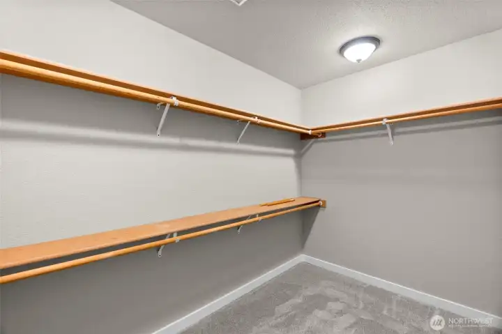 Primary closet