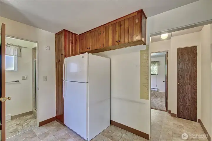 utility room off of kitchen
